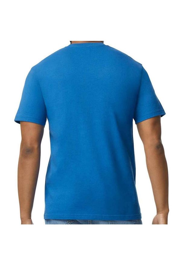 GILDAN - Bawełniana Lekka Koszulka Unisex Dla Dorosłych. Kolor: niebieski. Materiał: bawełna