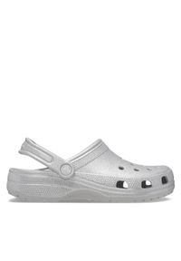 Crocs Klapki Classic Glitter Clog 205942 Srebrny. Kolor: srebrny #1