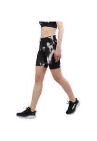 FUNDANGO - Szorty sportowe damskie Fundango Estel. Kolor: biały, wielokolorowy, czarny. Materiał: dresówka. Sport: joga i pilates, fitness, kolarstwo