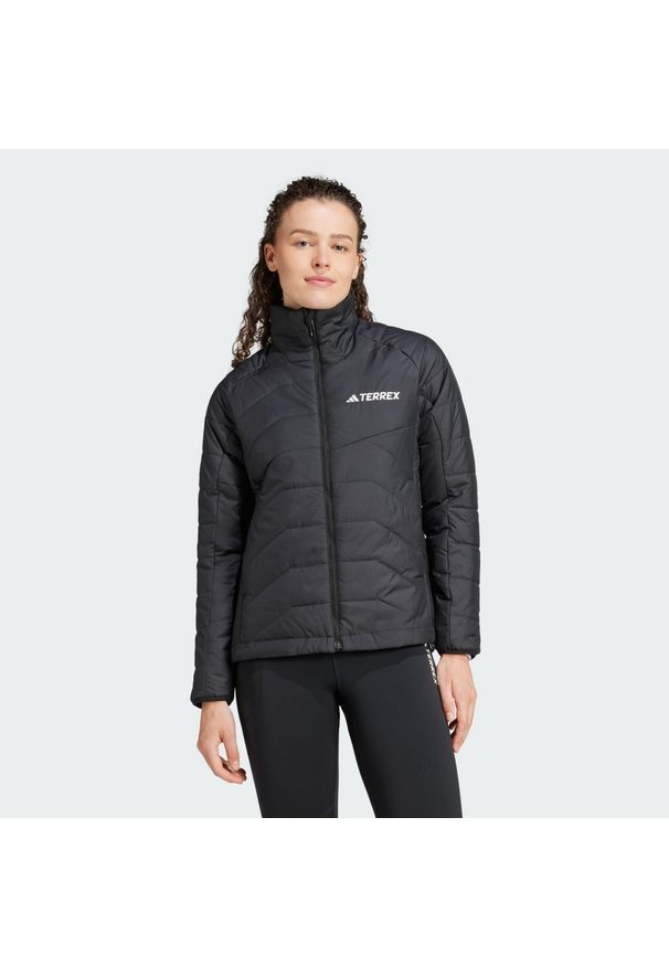 Adidas - Kurtka Terrex Multi Synthetic Insulated. Kolor: czarny. Materiał: materiał. Sport: turystyka piesza