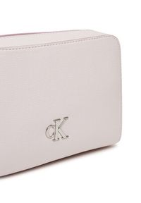 Calvin Klein Jeans Torebka Minimal Monogram Ew Camera Bag LV04K3162G Écru. Materiał: skórzane #5