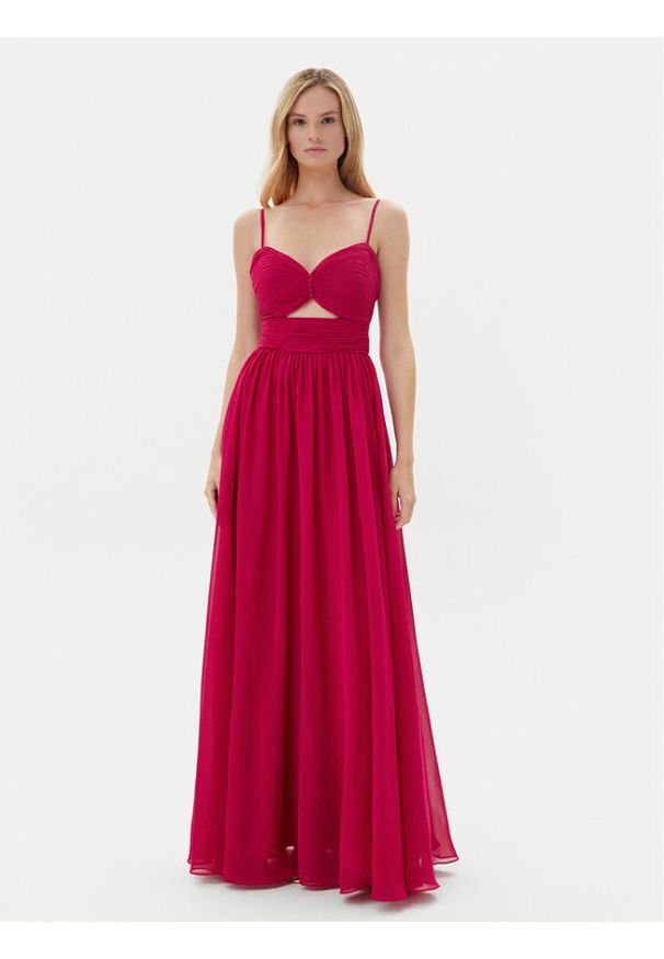 Hey Kyla Sukienka wieczorowa 5AH025HK Różowy Slim Fit. Kolor: różowy. Materiał: syntetyk. Styl: wizytowy