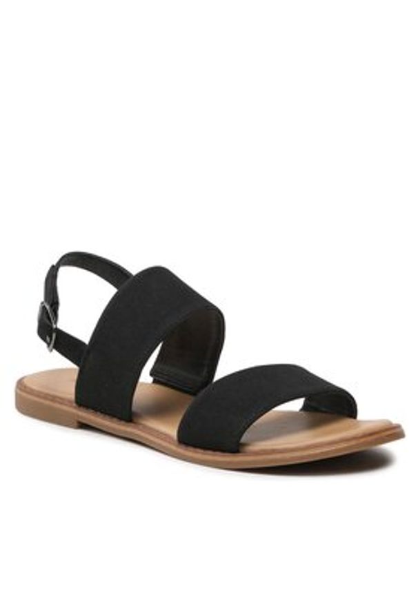 Jenny Fairy Sandały WS5551-50 Czarny. Kolor: czarny. Materiał: skóra