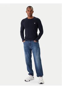 Guess Longsleeve M2YI28 J1314 Granatowy Slim Fit. Kolor: niebieski. Materiał: bawełna. Długość rękawa: długi rękaw #4