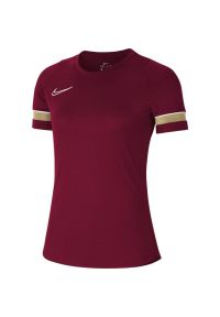 Koszulka Damska Treningowa Nike Academy 21. Kolor: czerwony
