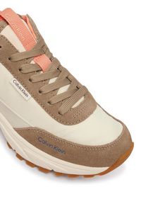 Calvin Klein Sneakersy Hike Runner Nylon Mix HW0HW03279 Brązowy. Kolor: brązowy. Materiał: skóra, zamsz #3