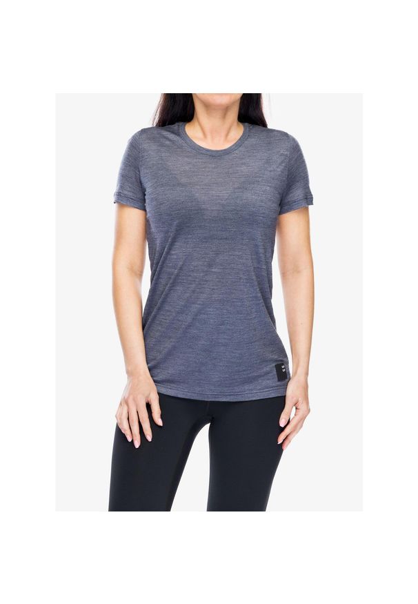 SENSOR - Koszulka merino damska Sensor Merino Lite Tee SS. Kolor: niebieski