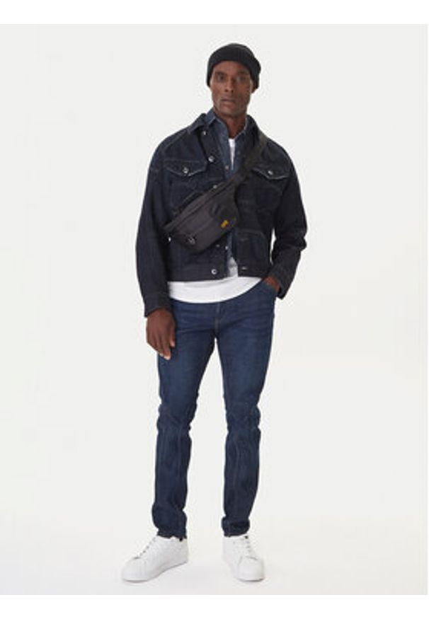 G-Star RAW - G-Star Raw Jeansy Kitoh 3D D27395-D441 Granatowy Slim Fit. Kolor: niebieski. Materiał: bawełna