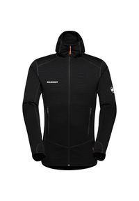 Bluza trekkingowa męska Mammut Taiss Light ML Hooded Jacket. Typ kołnierza: kaptur. Kolor: wielokolorowy, czarny, szary