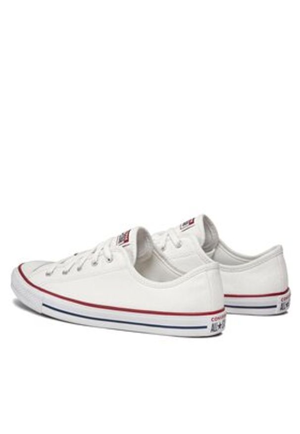 Converse Trampki Chuck Taylor All Star Dainty Ox 564981C Biały. Kolor: biały. Materiał: materiał