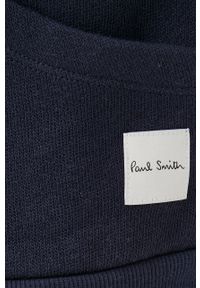 Paul Smith bluza bawełniana męska kolor granatowy. Okazja: na co dzień. Kolor: niebieski. Materiał: bawełna. Długość rękawa: raglanowy rękaw. Styl: casual #2