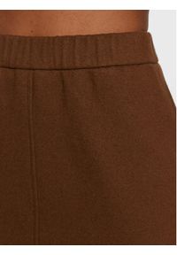 Marc O'Polo Spódnica trapezowa 209 6085 20239 Brązowy Regular Fit. Kolor: brązowy. Materiał: wełna