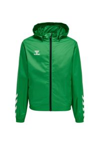 Kurtka do piłki nożnej dla dzieci Hummel Core XK Kids Spray Jacket. Kolor: różowy #1