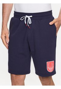Emporio Armani Underwear Szorty sportowe 111004 3R573 48336 Granatowy Regular Fit. Kolor: niebieski. Materiał: bawełna. Styl: sportowy