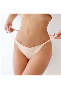 Intica - Figi bezszwowe z delikatnego materiału codzienne użytkowanie Noelly. Kolor: brązowy. Materiał: materiał #3