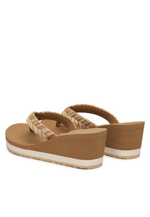 TOMMY HILFIGER - Tommy Hilfiger Japonki Rope Strap FW0FW09197 Beżowy. Kolor: beżowy. Materiał: materiał