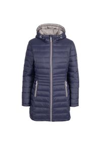 TRESPASS - Kurtka Ocieplana Damska Dwustronna Mavis. Kolor: niebieski. Materiał: puch. Sport: turystyka piesza #1