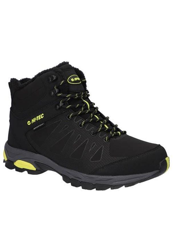 Hi-tec - Buty trekkingowe męskie Hi-Tec Raven Insulated Wp. Zapięcie: sznurówki. Kolor: czarny. Materiał: syntetyk, materiał. Szerokość cholewki: normalna. Sport: turystyka piesza