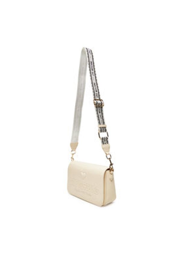 Love Moschino - LOVE MOSCHINO Torebka JC4221PP0MKF0110 Écru. Materiał: skórzane