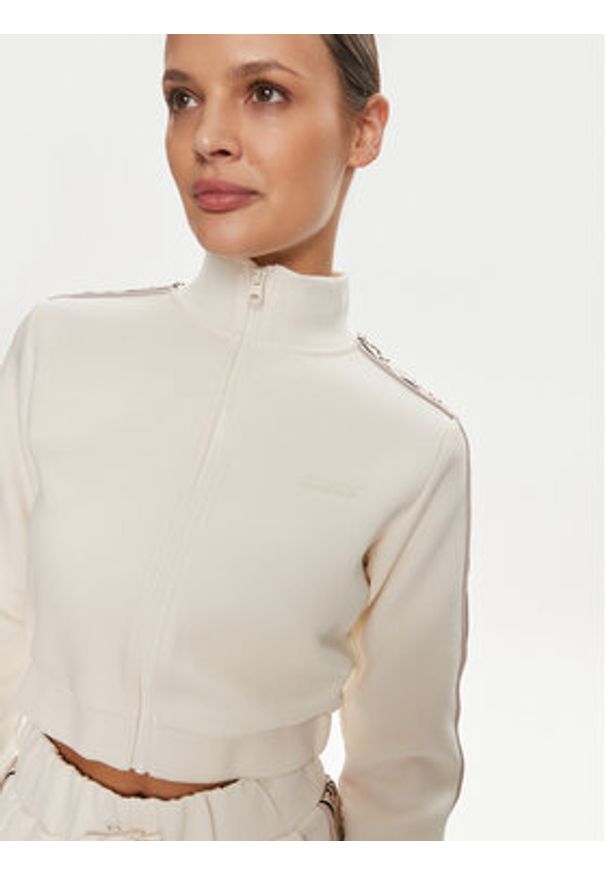 Guess Bluza V3RQ12 KB3P2 Szary Regular Fit. Kolor: szary. Materiał: syntetyk, bawełna