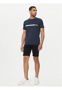 BOSS - Boss T-Shirt 50517970 Granatowy Slim Fit. Kolor: niebieski. Materiał: bawełna #5