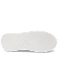 Białe Sneakersy Libero Stylowe Obuwie Damskie Na Platformie. Okazja: do pracy, na co dzień. Kolor: biały. Materiał: skóra. Obcas: na platformie. Styl: elegancki #4