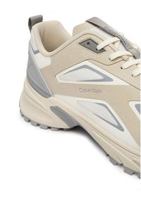 Calvin Klein Sneakersy Hike Runner Laceup Stipe M-Su HM0HM02155 Beżowy. Kolor: beżowy. Materiał: materiał #2
