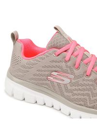 skechers - Skechers Buty Get Connected 12615/GYCL Szary. Kolor: szary. Materiał: mesh, materiał