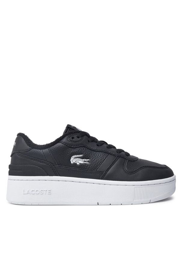 Lacoste Sneakersy 748SFA0046 Czarny. Kolor: czarny. Materiał: skóra