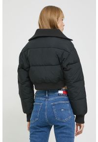 Tommy Jeans kurtka damska kolor czarny zimowa. Kolor: czarny. Materiał: puch, poliamid. Sezon: zima #5