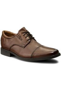 Clarks Półbuty Tilden Cap 261300967 Brązowy. Kolor: brązowy. Materiał: skóra #11