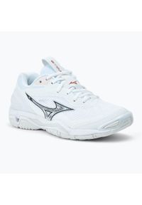 Buty do piłki ręcznej damskie Mizuno Wave Stealth 6. Kolor: biały. Model: Mizuno Wave. Sport: piłka ręczna #1