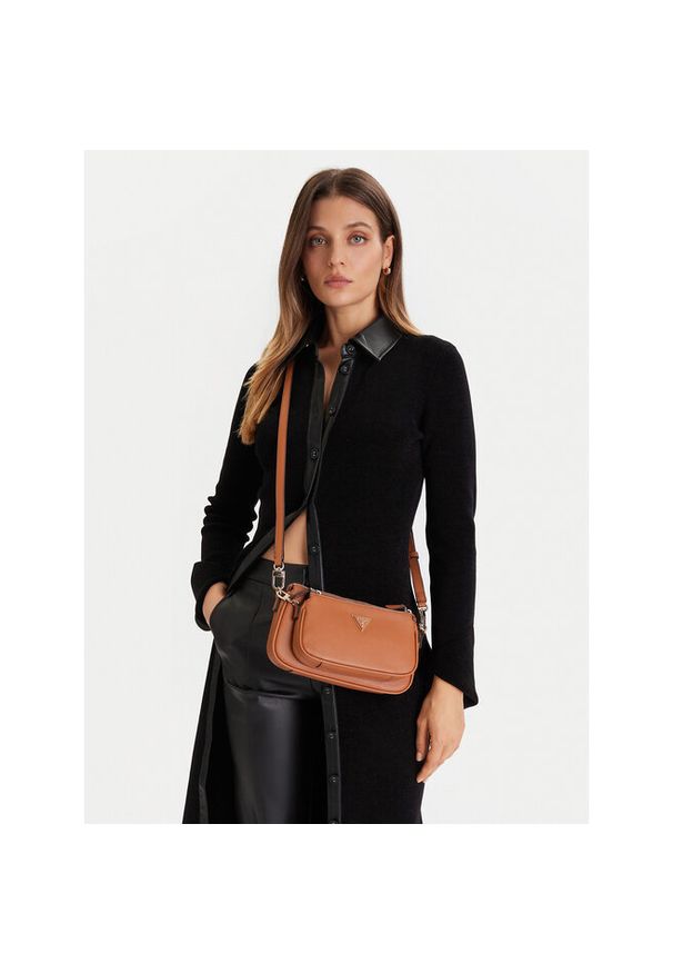 Torebka Guess. Kolor: brązowy