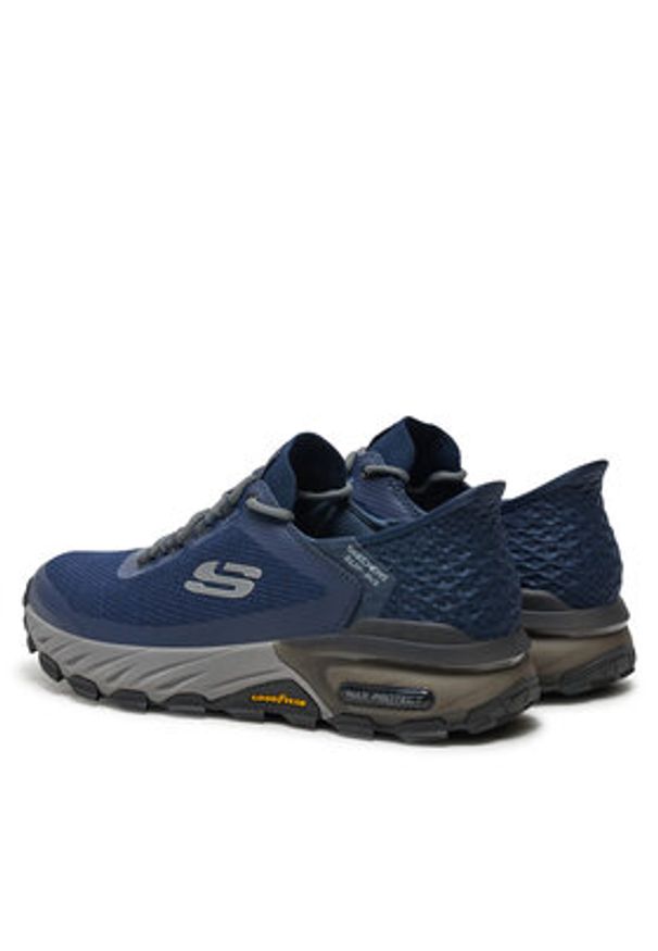 skechers - Skechers Sneakersy Slip-ins: Max Protect - Assembly 237309/NVY Granatowy. Kolor: niebieski. Materiał: materiał