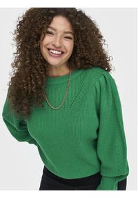 ONLY Carmakoma Sweter Fia 15263804 Zielony Regular Fit. Kolor: zielony. Materiał: wiskoza #2