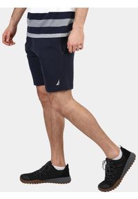 Spodenki jogger męskie Nautica Trinidad. Kolor: niebieski. Materiał: bawełna