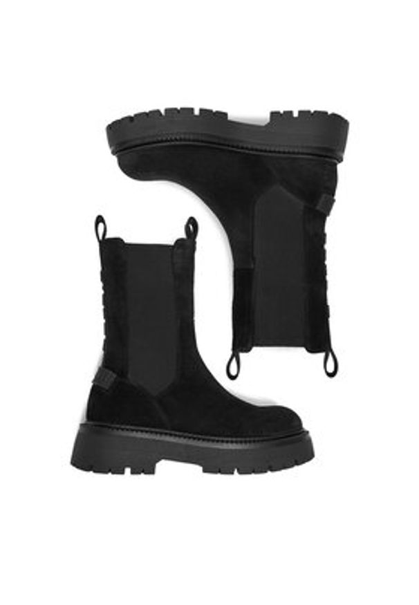 G-Star RAW - G-Star Raw Sztyblety EO-YASEMIN-70861S Czarny. Kolor: czarny. Materiał: skóra, zamsz