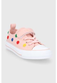 Big-Star - Big Star Tenisówki dziecięce kolor różowy. Nosek buta: okrągły. Zapięcie: rzepy. Kolor: różowy. Materiał: guma