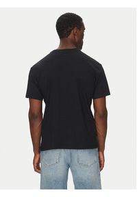 Quiksilver T-Shirt EQYZT08056 Czarny Regular Fit. Kolor: czarny. Materiał: bawełna