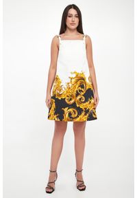 Versace Jeans Couture - Sukienka jeansowa z nadrukiem VERSACE JEANS COUTURE. Wzór: nadruk #3