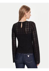 Guess Bluzka W5BP13 K1180 Czarny Slim Fit. Kolor: czarny. Materiał: syntetyk #4