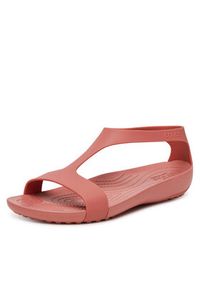 Crocs Sandały SERENA SANDAL 205469-682 Różowy. Kolor: różowy. Materiał: syntetyk