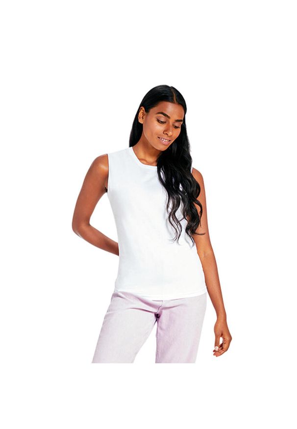 MANTIS - Koszulka Bez Rękawów Dla Pań. Kolor: biały. Długość rękawa: bez rękawów