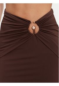 BARDOT Spódnica maxi 59024SB Brązowy Regular Fit. Kolor: brązowy. Materiał: syntetyk #5