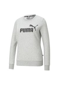 Bluza damska Puma ESS Logo Crew. Kolor: wielokolorowy, czarny, szary. Materiał: materiał