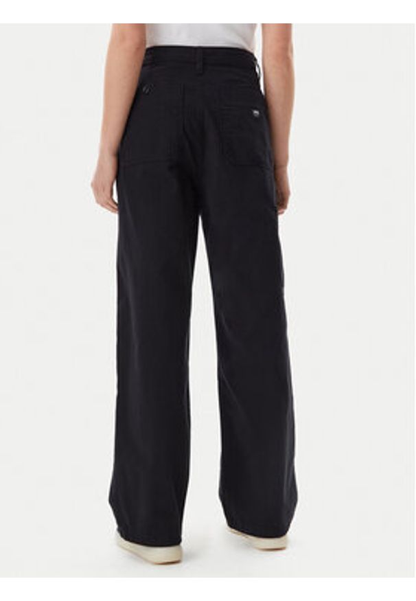 Vans Spodnie materiałowe Union VN000HGJ Czarny Wide Leg. Kolor: czarny. Materiał: bawełna