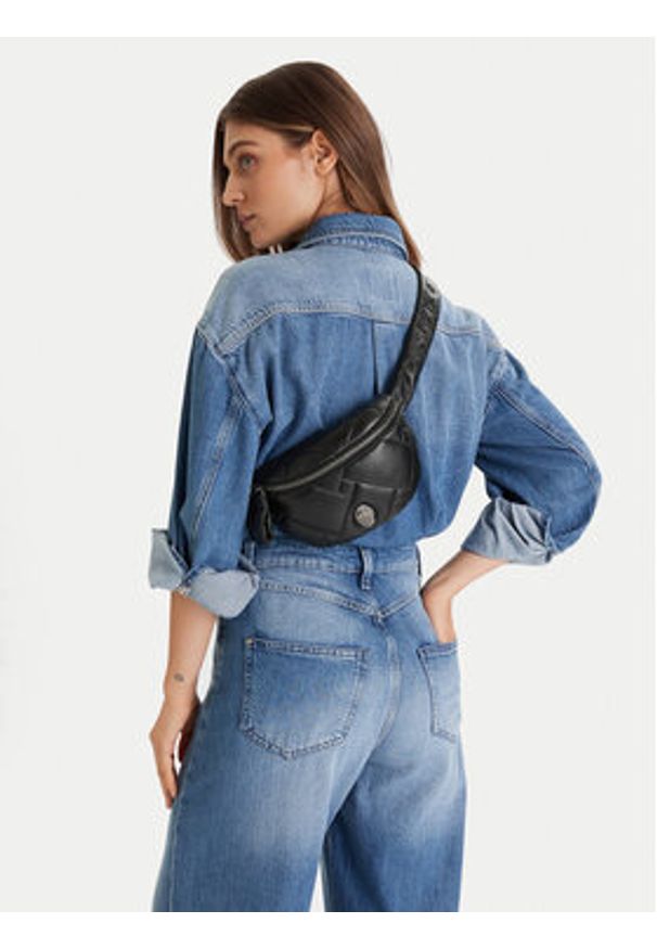 Kurt Geiger Saszetka nerka 690-Sm Kensington S Beltbag 9968500109 Czarny. Kolor: czarny. Materiał: skóra