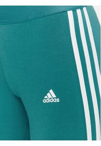 Adidas - adidas Legginsy 3 Stripes Leggings IM2851 Turkusowy. Kolor: turkusowy. Materiał: bawełna #6