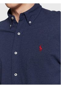 Polo Ralph Lauren Koszula 710654408081 Granatowy Regular Fit. Typ kołnierza: polo. Kolor: niebieski. Materiał: bawełna #4