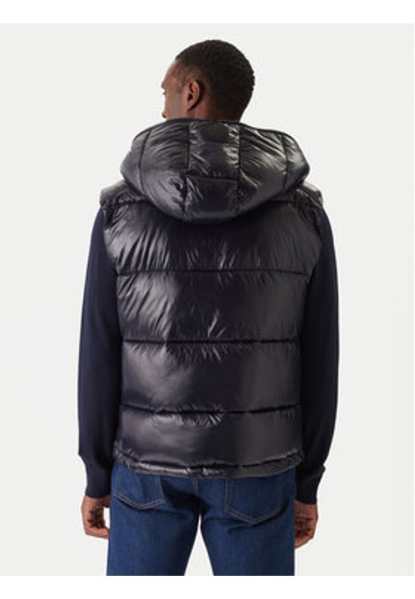 Save The Duck Kamizelka D80296M LOVE21 Granatowy Regular Fit. Kolor: niebieski. Materiał: syntetyk